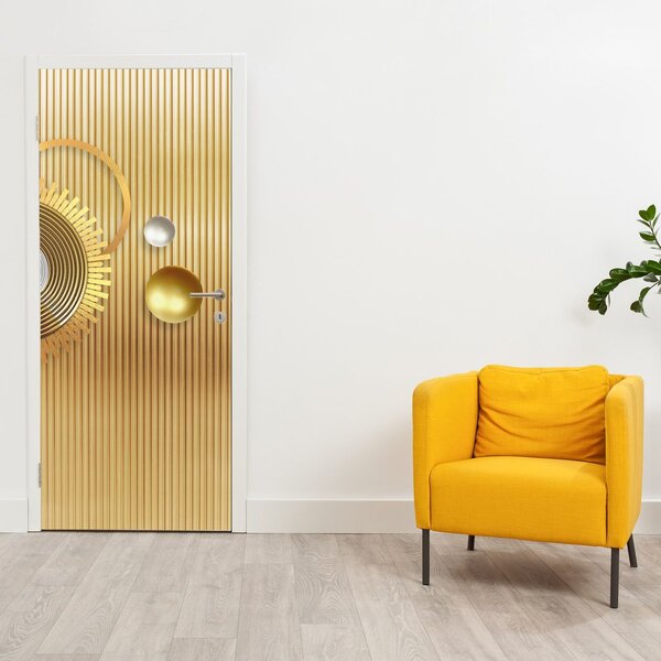 Fototapeta na dveře - Perly na mramoru (95x205cm)