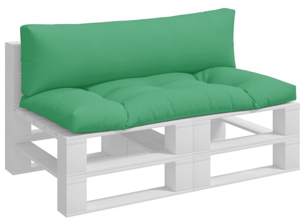 Podušky na palety 2 ks zelené textil