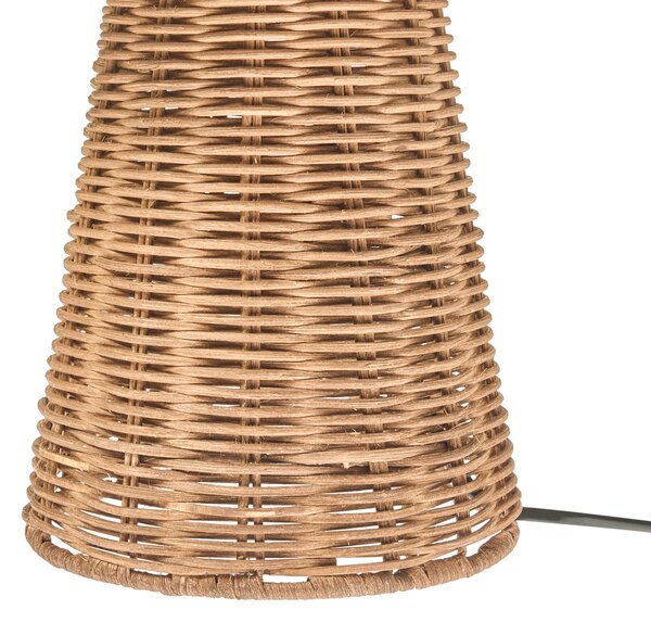 Stolní lampa Houba ALERO Ratan Přírodní