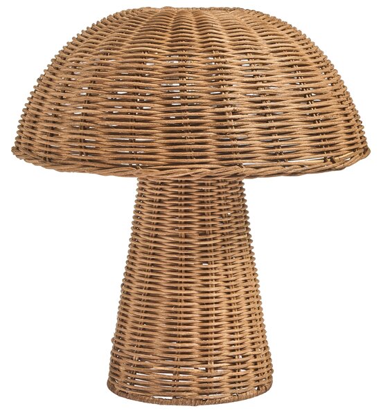 Stolní lampa Houba ALERO Ratan Přírodní