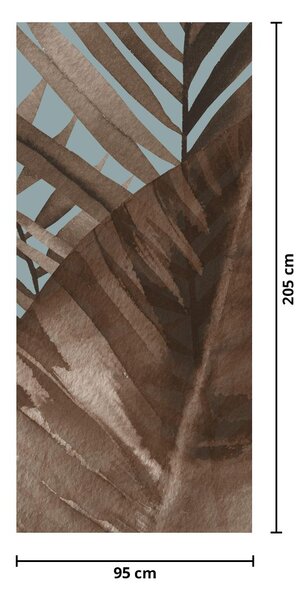 Fototapeta na dveře - Palmové listy (95x205cm)