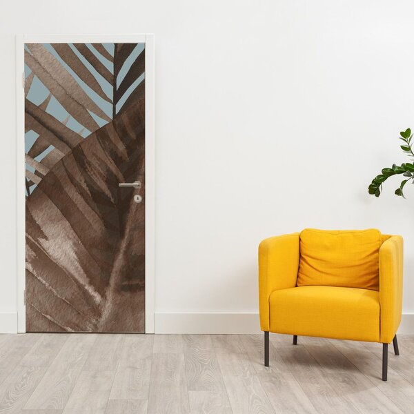 Fototapeta na dveře - Palmové listy (95x205cm)
