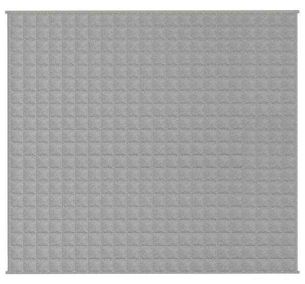 Zátěžová deka šedá 200 x 230 cm 9 kg textil