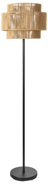 Stojací lampa WOKIRO Papírový provázek Přírodní