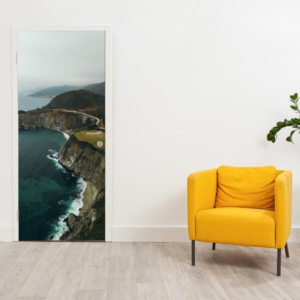 Fototapeta na dveře - Útes v oceánu (95x205cm)