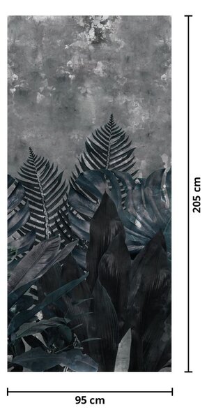 Fototapeta na dveře - Palmové listy (95x205cm)