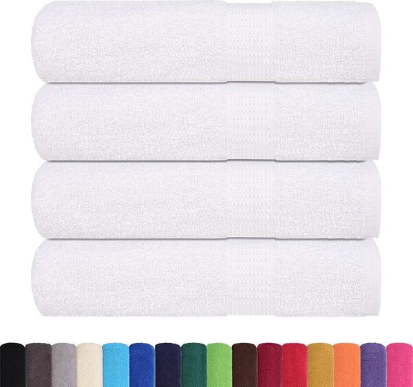 Ručníky FROGN 4 ks bílé 100x150 cm 360 g/m²