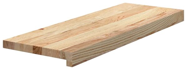 Nášlapy na schody 4 ks neošetřené 70x25x2 cm masivní dub 3282893
