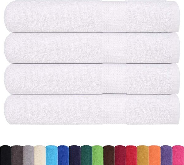 Ručníky FROGN 4 ks bílé 100x200 cm 360 g/m²