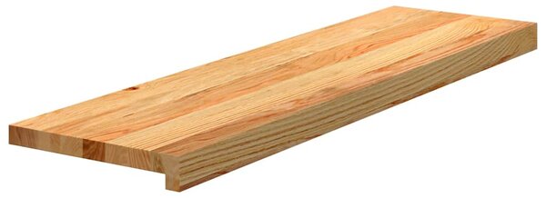 Nášlapy na schody 4 ks světle hnědé 90x25x2 cm masivní dub 3282955