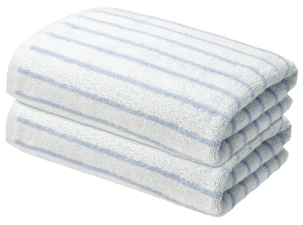Livarno® Froté ručník, 2 kusy, 50 x 100 cm (světle modrá) (100407459006)