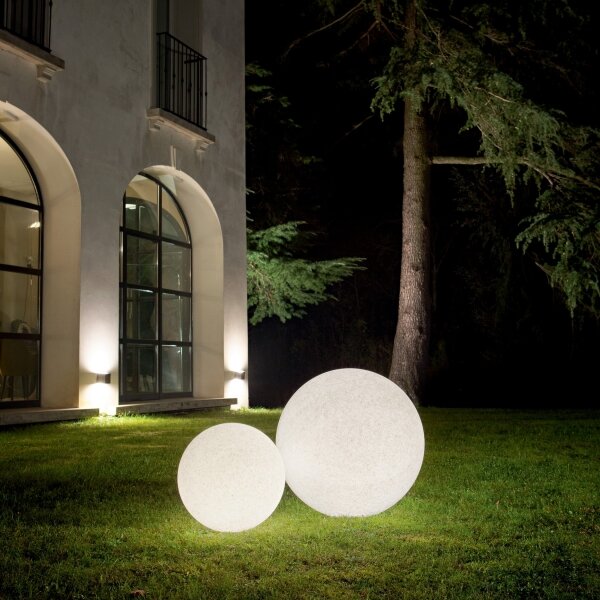 Ideal Lux - Venkovní lampa DORIS 1xE27/60W/230V pr. 48 cm IP44 šedá