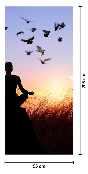 Fototapeta na dveře - Meditace (95x205cm)