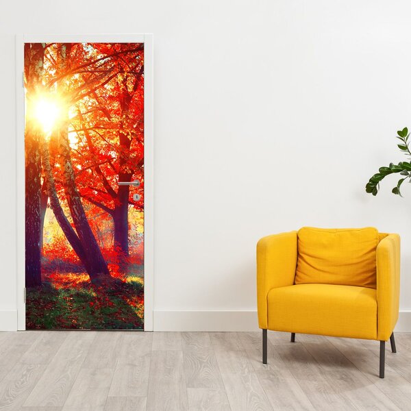 Fototapeta na dveře - Podzimní krajina (95x205cm)