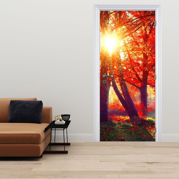 Fototapeta na dveře - Podzimní krajina (95x205cm)