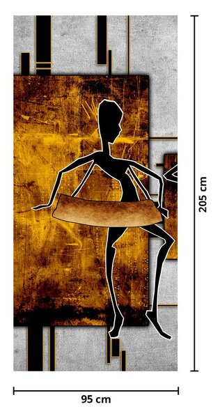 Fototapeta na dveře - Motivy Africké kultury (95x205cm)