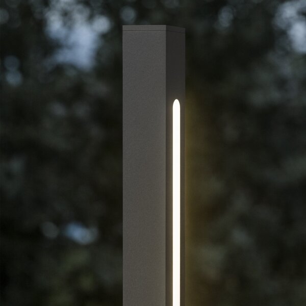 Ideal Lux - LED Venkovní lampa JEDI LED/7W/230V 40 cm CRI 90 IP65 antracit