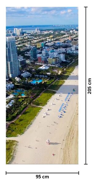 Fototapeta na dveře - Miami (95x205cm)
