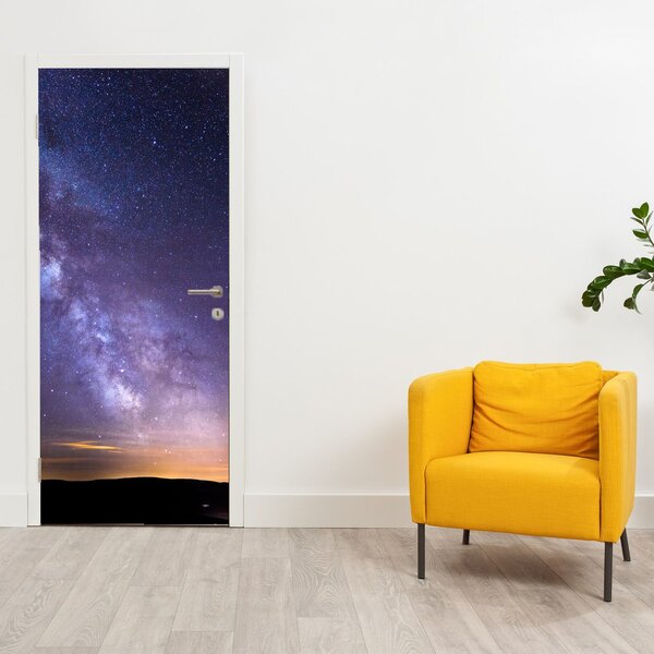 Fototapeta na dveře - Pohled do vesmíru (95x205cm)