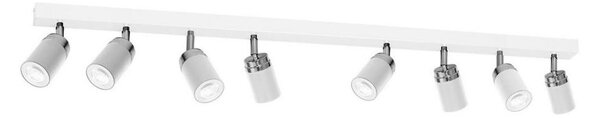Bodové svítidlo RENO 8xGU10/8W/230V bílá/chrom