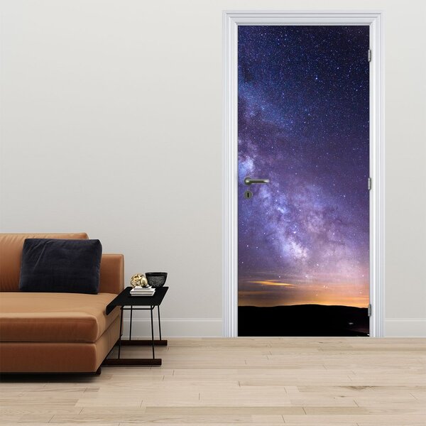 Fototapeta na dveře - Pohled do vesmíru (95x205cm)