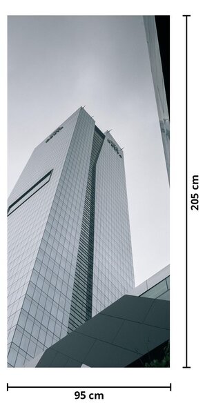 Fototapeta na dveře - Mrakodrap (95x205cm)