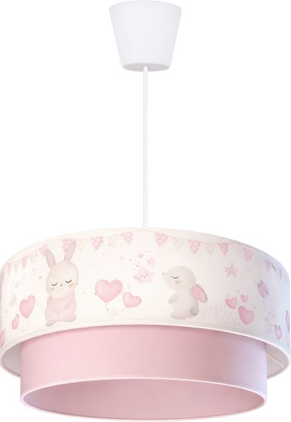 Brilagi- LED Dětský lustr na lanku BOBO 1xE27/60W/230V pr.40 cm krém./růž./král