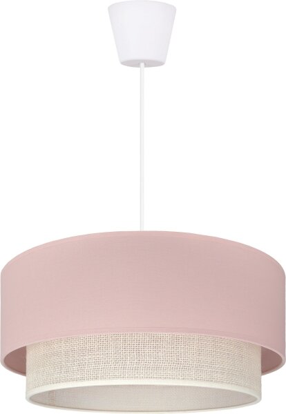 Brilagi - LED Lustr na lanku BOHO BOBO 1xE27/60W/230V pr. 40 cm růžová/krémová