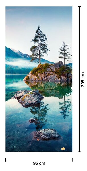 Fototapeta na dveře - Jezero Hintersee (95x205cm)