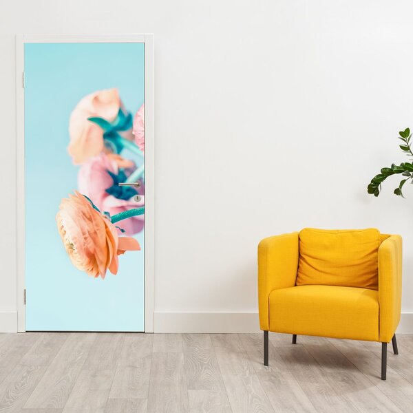 Fototapeta na dveře - Květiny ve váze (95x205cm)
