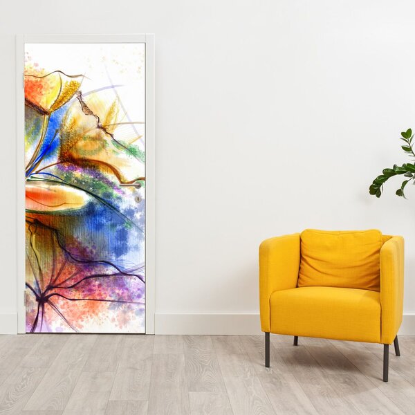 Fototapeta na dveře - Květina (95x205cm)