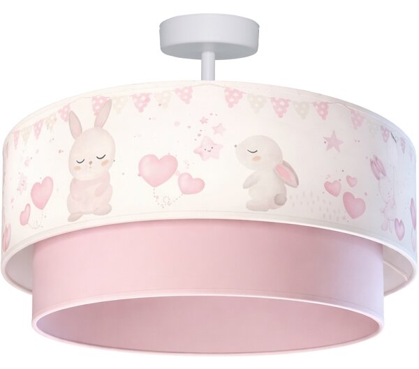 Brilagi-LED Dětský přisazený lustr BOBO 1xE27/60W/230V pr.40 cm krém./růž./král