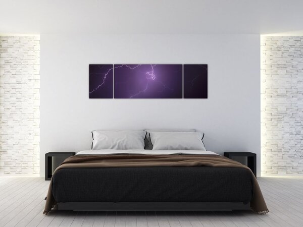 Obraz blesku na obloze (170x50 cm)