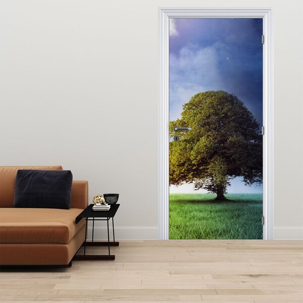 Fototapeta na dveře - Den a noc (95x205cm)