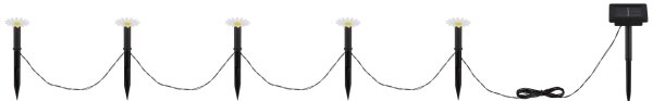 Globo 36354-5 - LED Solární řetěz 5xLED/0,06W/3V IP44 květy