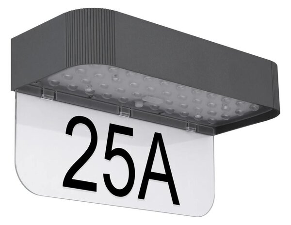 Globo 36790 - LED Solární domovní číslo LED/6W/3,7V IP54