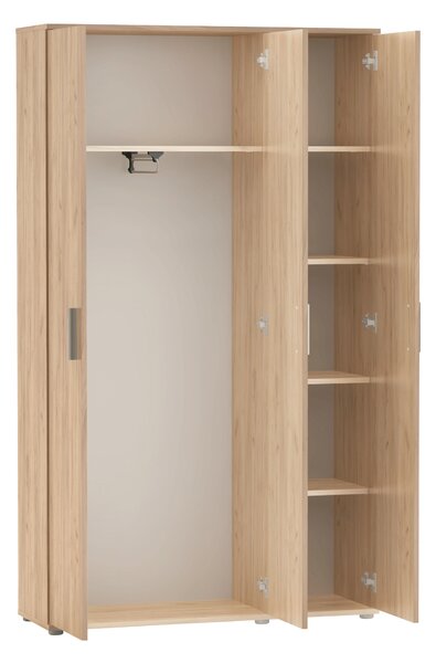 KONDELA Skříň, třídveřová, dub artisan, SERVO TYP 2