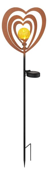Globo 36580R - LED Solární svítidlo LED/0,06W/3V IP44 rezavé srdce