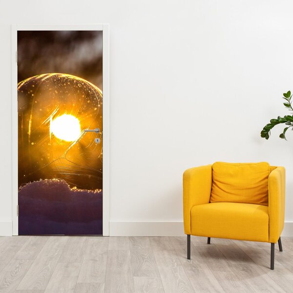 Fototapeta na dveře - Průhledná bublina (95x205cm)