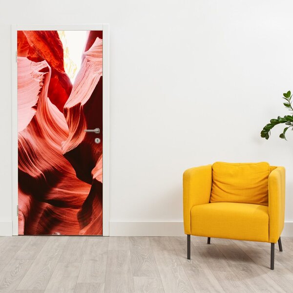 Fototapeta na dveře - Červené skály (95x205cm)
