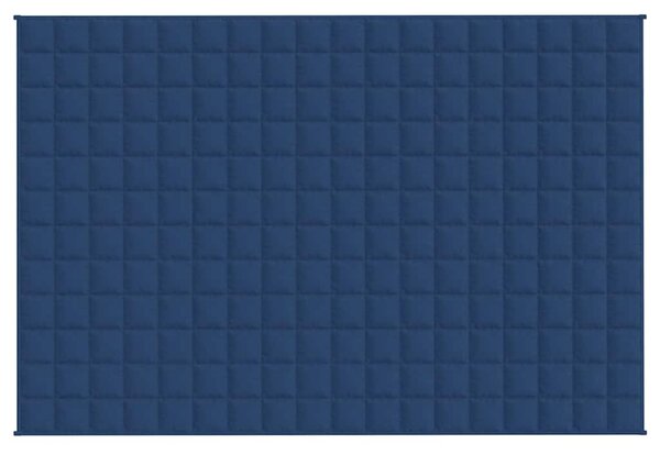 Zátěžová deka modrá 120 x 180 cm 5 kg textil