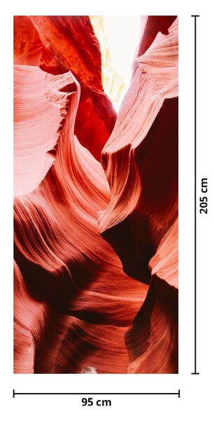 Fototapeta na dveře - Červené skály (95x205cm)