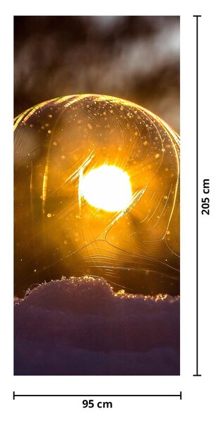Fototapeta na dveře - Průhledná bublina (95x205cm)