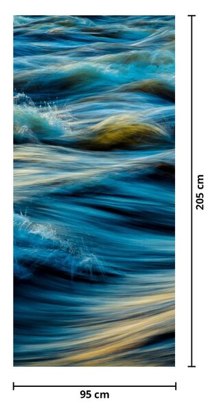 Fototapeta na dveře - Vlny (95x205cm)
