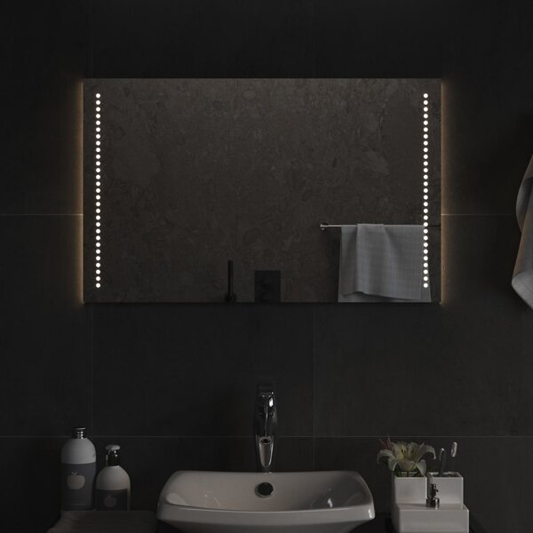 Koupelnové zrcadlo s LED osvětlením 50x80 cm