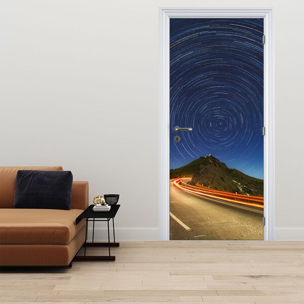 Fototapeta na dveře - Rotující hvězdy (95x205cm)