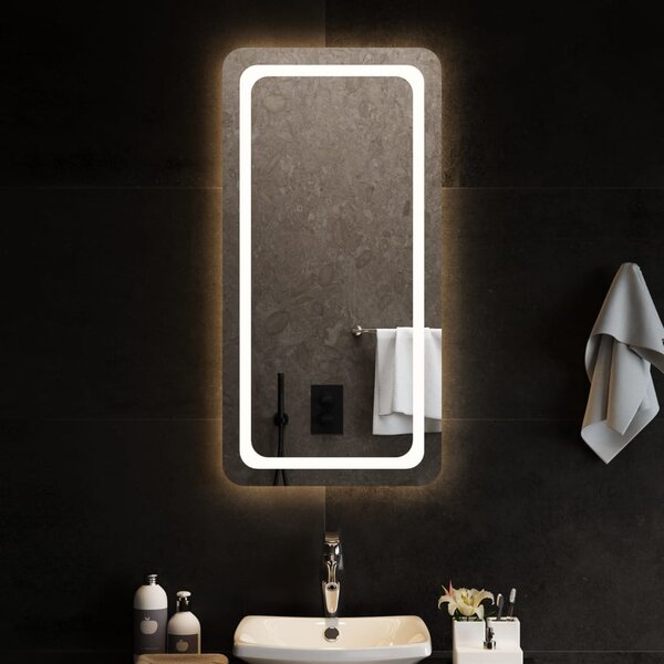 Koupelnové zrcadlo s LED osvětlením 50x100 cm