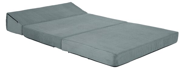 KONDELA Skládací matrace/křeslo, 2v1, mentolová, VEDIS