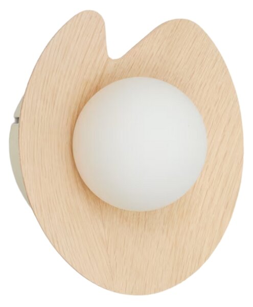 Dřevěné nástěnné světlo Kave Home Wilara 11 cm