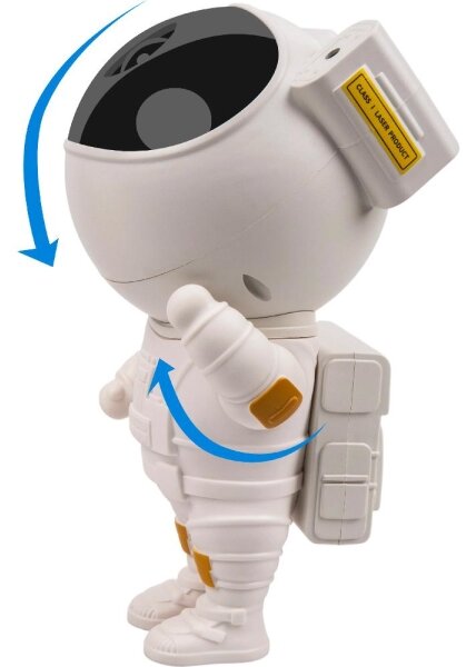 Retlux - LED Dětský projektor 230V astronaut 23,3 cm + dálkové ovládání